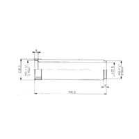 八洲光学工業 Cマウント中間リング 100mm YS-0133H 1個 67-5228-07（直送品）