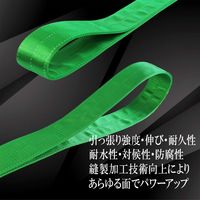 フリーク JISIIIスリングベルト E型3200kg 幅100mm×長さ8m 81091 1本（直送品）