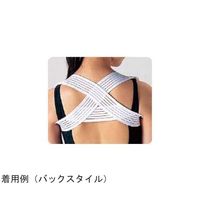 アシスト 肩甲骨バンド・メッシュ M 00448 1本 68-4061-81（直送品）