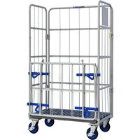 ワコーパレット ワコー カーゴプレスタ ダブルゲート付 1000×600×1700 WKP-1060-WG 1台 473-0901（直送品）