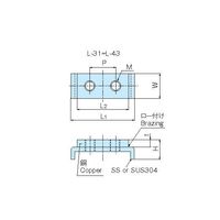 ホシモト SUSアース端子 SL-34 1個 62-2980-10（直送品）
