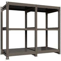 ICHIMAI 重量ボルトレスラック 段荷重1000Kg H1500×W900×D750 天地3段 連結グレー TH1000-537R3（直送品）