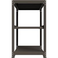 ICHIMAI 重量ボルトレスラック 段荷重1000Kg H1500×W900×D900 天地3段 単体グレー TH1000-539T3（直送品）