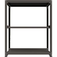 ICHIMAI 重量ボルトレスラック 段荷重1000Kg H1800×W1500×D600 天地3段 単体グレー TH1000-656T3（直送品）