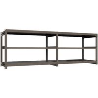 ICHIMAI 重量ボルトレスラック 段荷重1000Kg H1200×W1800×D900 天地3段 連結グレー TH1000-469R3（直送品）