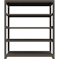 ICHIMAI 重量ボルトレスラック 段荷重1000Kg H2100×W1800×D600 天地5段 単体グレー TH1000-766T5（直送品）