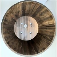 加藤伝蔵商店 伝蔵 焼杉プランター深型φ44 P280 1セット(6個) 430-6706（直送品）