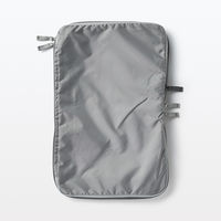 無印良品 ポリエステル仕分けケース圧縮タイプ グレー M 約26×40×10cm 良品計画