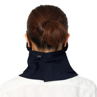 丸福繊維 日焼け防止専用UVカットマスク ヤケーヌ ネイビー F 407 1枚