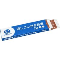 ジョインテックス 消ゴム付鉛筆 H013J-2B12P 1箱