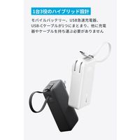 Anker Power Bank (10000mAh、 USBーC ケーブル) A1637N21 1個