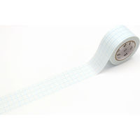 カモ井加工紙 キッチン用ラベルテープ 方眼・ブルー MTHOU016 1個