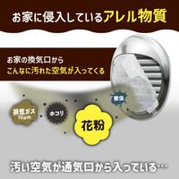 フィルたん アレルブロックフィルター お部屋・野外の通気口用 約21×21cm 1個（4枚入）東洋アルミエコープロダクツ