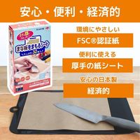 まな板をまもるシート 厚手の紙で汚れを防ぐ 約25cm×20cm 日本製 1セット（1箱（32枚入）×10）東洋アルミエコープロダクツ
