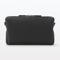 無印良品 自由に組み合わせられる収納ケース 長方形 薄型小 黒 約17×2.7×9.5cm 良品計画