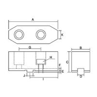 ジーネット 帝国チャック(ソール)用 HS 生爪 1組(3個入) HS-9-H60 1組(3個) 64-3272-15（直送品）