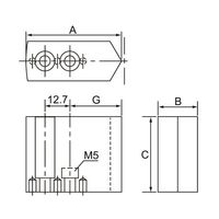 ジーネット 北川鉄工所 エアチャック用 KPC4/ALーKPC40 生爪(鉄/アルミ) KPC4-H25 1組 64-3270-64（直送品）