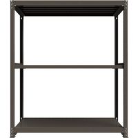 ICHIMAI 重量ボルトレスラック 段荷重1000Kg H2100×W1800×D750 天地3段 単体グレー TH1000-767T3（直送品）