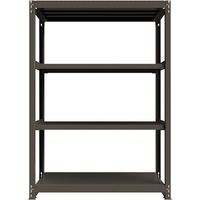 ICHIMAI 重量ボルトレスラック 段荷重1000Kg H2100×W1500×D600 天地4段 単体グレー TH1000-756T4（直送品）