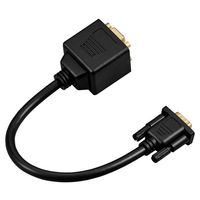 Trimate VGA分配ケーブル(1入力・2出力) TR-VGB01-BK 1個 67-4921-74（直送品）