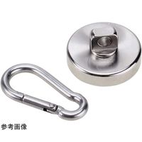 Trimate マグネットフック カラビナフックタイプ Φ25mm TR-MGF003-25-SV 1個 67-4919-58（直送品）