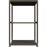 ICHIMAI 重量ボルトレスラック 段荷重1000Kg H2400×W1500×D900 天地3段 単体グレー TH1000-859T3（直送品）