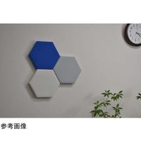 アズワン かるパネル 六角 1セット(4枚入り) ホワイト 67-4942-68 1セット(4枚)（直送品）