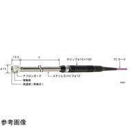安立計器 低温用温度計 表面温度センサセット Kタイプ HR-1100K+A-211K-00-1-TC1-ASP 1セット（直送品）