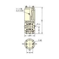 フロン工業 PTFE3方メス電磁弁 FCYー0610YーTF DC24V F-2372-001 1個 4-5859-04（直送品）