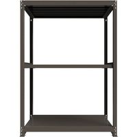 ICHIMAI 重量ボルトレスラック 段荷重1000Kg H2100×W1500×D900 天地3段 単体グレー TH1000-759T3（直送品）