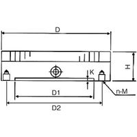 ジーネット 丸型永磁チャック GSX51-300-B 1台 64-3263-63（直送品）