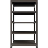 ICHIMAI 重量ボルトレスラック 段荷重1000Kg H2100×W1200×D900 天地5段 単体グレー TH1000-749T5（直送品）