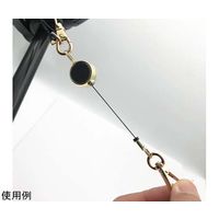 Trimate カラビナリール式ストラップ TR-STP015-BK 1個 67-4921-04（直送品）