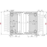 igus エナジーチェーン ケーブル保護管 58リンク 3400.250.250.0-58L 1個 193-9301（直送品）