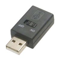 アイネックス USB電源スイッチアダプタ ADV-111B 1個 67-9238-35（直送品）