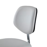 アズワン 快適クリーンルームチェア(フィット)ホワイト リング有り 4-6130-04 1個（直送品）