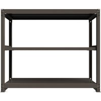 ICHIMAI 重量ボルトレスラック 段荷重1000Kg H1500×W1800×D600 天地3段 単体グレー TH1000-566T3（直送品）