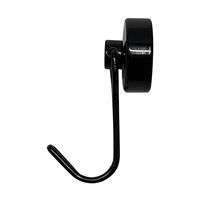 Trimate マグネットフック ブラック(自在回転) TR-MGF001-20BK 1個 67-4919-54（直送品）