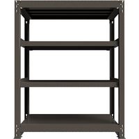 ICHIMAI 重量ボルトレスラック 段荷重1000Kg H1500×W1200×D600 天地4段 単体グレー TH1000-546T4（直送品）