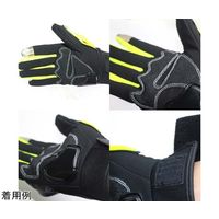 Trimate バイク用グローブ スマホ操作対応 XL イエロー TR-BGL001-YL-XL 1個 67-4917-88（直送品）
