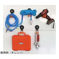 Trimate 工具用フック マグネット式(コンクリートスリーブ・取付けネジ付属)ブラック U字 TR-MGF006U-BK 1個（直送品）