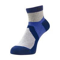 エビスニット 吸汗速乾メリノウール使用ショートソックス ブルー 25~27cm TR-1417 1足 67-4573-12（直送品）