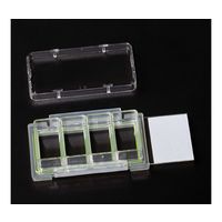 4 Chamber Cell Culture Slide， Glass， Sterile 12個入 229164 1箱(12個)（直送品）