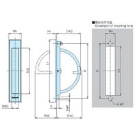 ホシモト 回転取手 K-70-4 1個 62-2979-43（直送品）