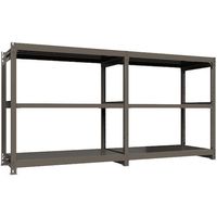 ICHIMAI 重量ボルトレスラック 段荷重1000Kg H1500×W1500×D750 天地3段 連結グレー TH1000-557R3（直送品）