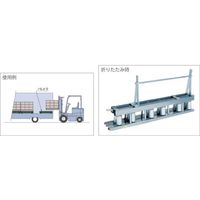 セントラルコンベヤー セントラル パレット移動台車 パレトラ(ストップ機構なし) PS1000 1台 465-6413（直送品）