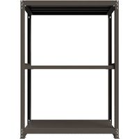 ICHIMAI 重量ボルトレスラック 段荷重1000Kg H2100×W1500×D600 天地3段 単体グレー TH1000-756T3（直送品）
