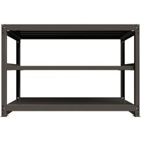 ICHIMAI 重量ボルトレスラック 段荷重1000Kg H1200×W1800×D750 天地3段 単体グレー TH1000-467T3（直送品）