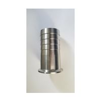 山口商工 ホースが抜けにくいヘルールホースアダプター2.0S×52.5mm×100L Y-5 1個 67-9270-42（直送品）