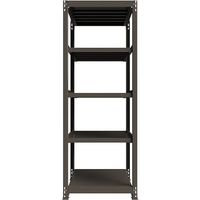 ICHIMAI 重量ボルトレスラック 段荷重1000Kg H2400×W900×D900 天地5段 単体グレー TH1000-839T5（直送品）